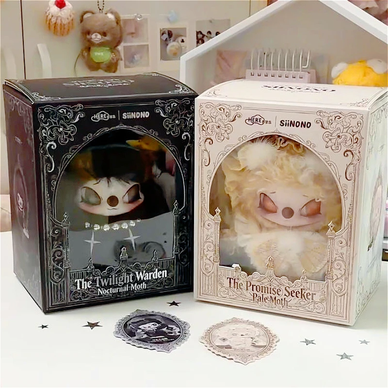

SIINONO The Promise Seeker & The Twilight Warden Limited Edition Hanging Card V2 Soft Moth Vinyl Plush Doll Kawaii Home Ornament