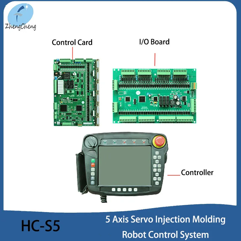 Injection Molding Manipulator Control System HC-S5 HMI DSP 5 AXIS motion controller 8.4 inch color screen