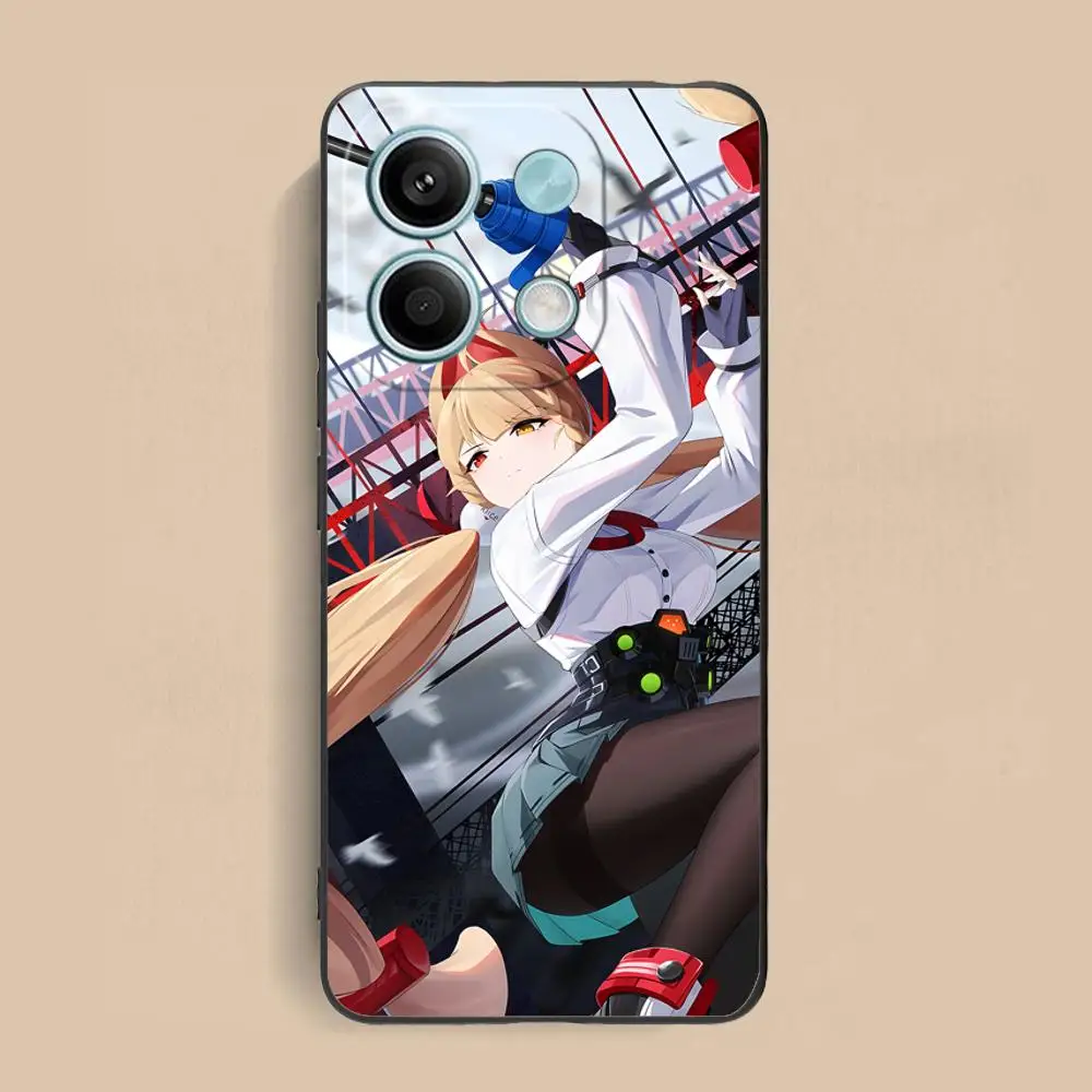 حافظة هاتف Zenless Zone Zero Alice لهاتف Xiaomi Redmi Note 14 13 12 11 A5 3 2 1 Pro Plus 4G 5G طباعة ملونة فاخرة #6