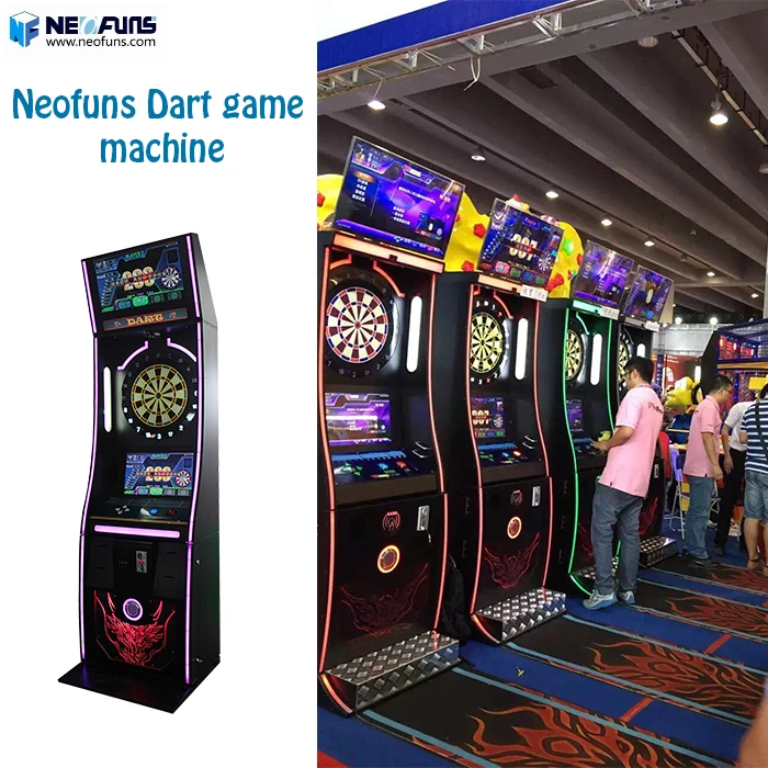 Deluxe International standard arcade electronic dartboard game machine with HD LCD panel / advertising function/ for night club