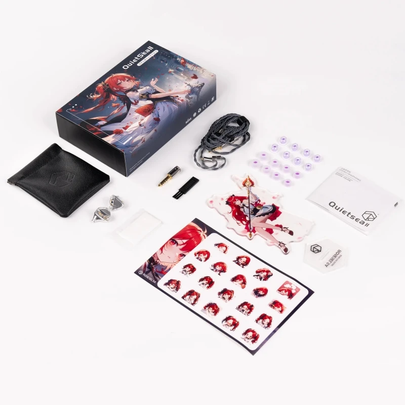 ROSESELSA QuietSea 2 / QuietSea II 10mm Dynamic Driver In-ear HiFi Earphone with 3.5mm+4.4mm Interchangeable plugs