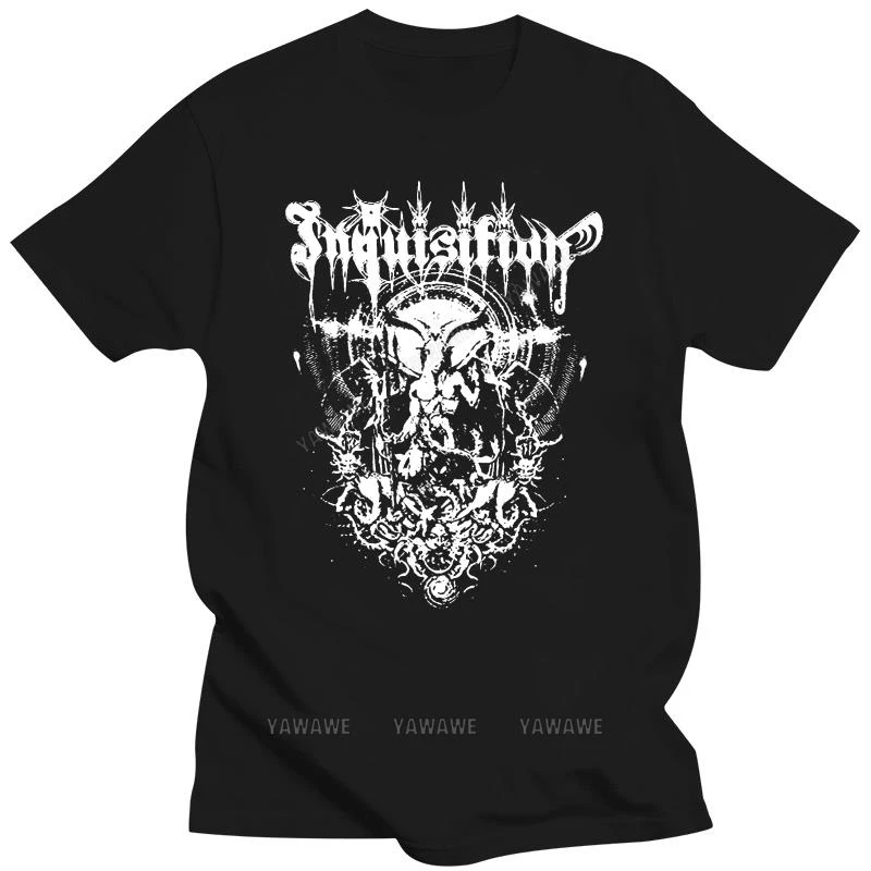 Inquisition Majesty Shirt S M L XL Official Tshirt Black Metal Band T-Shirt New Brand Clothing fashion Tee Shirt male tee-shirt