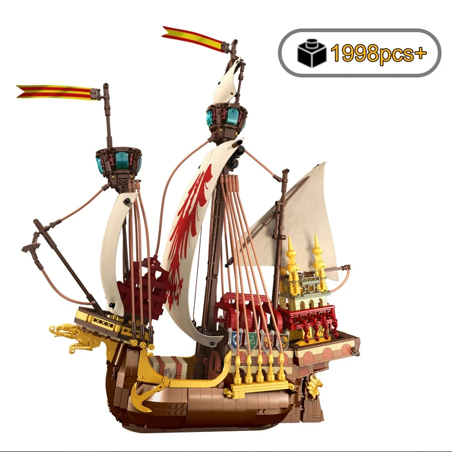 

FUNXINEE NEW Sailboat Building Blocks Model MOC Sets Ship Kit Creative Bricks Assembly Toys for Kids Christmas Birthday Gifts