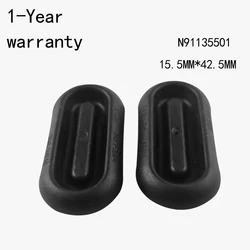 2Pcs Rubber cap For VW Tiguan Touran Teramont Lamando Passat T-ROC Jetta Audi A3 Q3 TT A1 RS3 Q2 Skoda Octavia Fabia N91135501