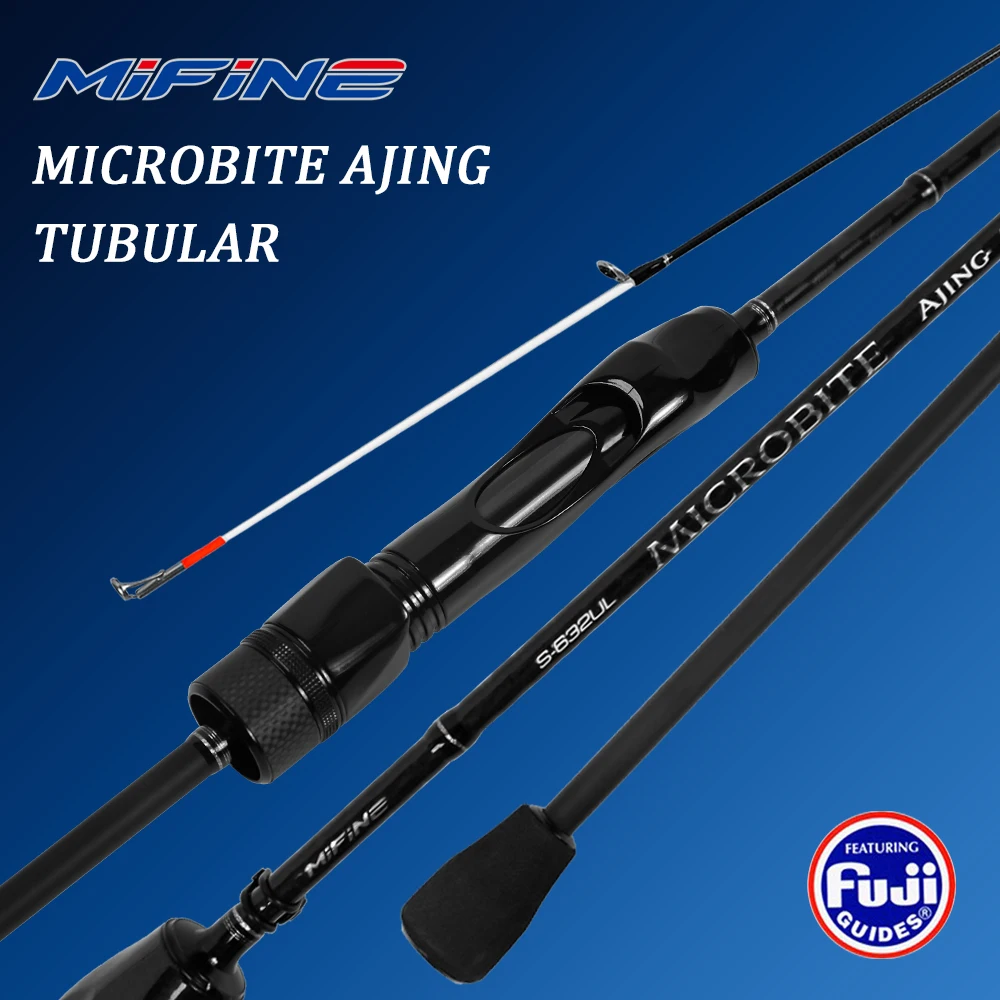 MIFINE MICROBITE AJING Tubular Tip UL/L Leichte Spinnrute 1-5g/1-8g Schnelle LRF Salzwasser Süßwasser Forellen Barsch Bass Angelrute