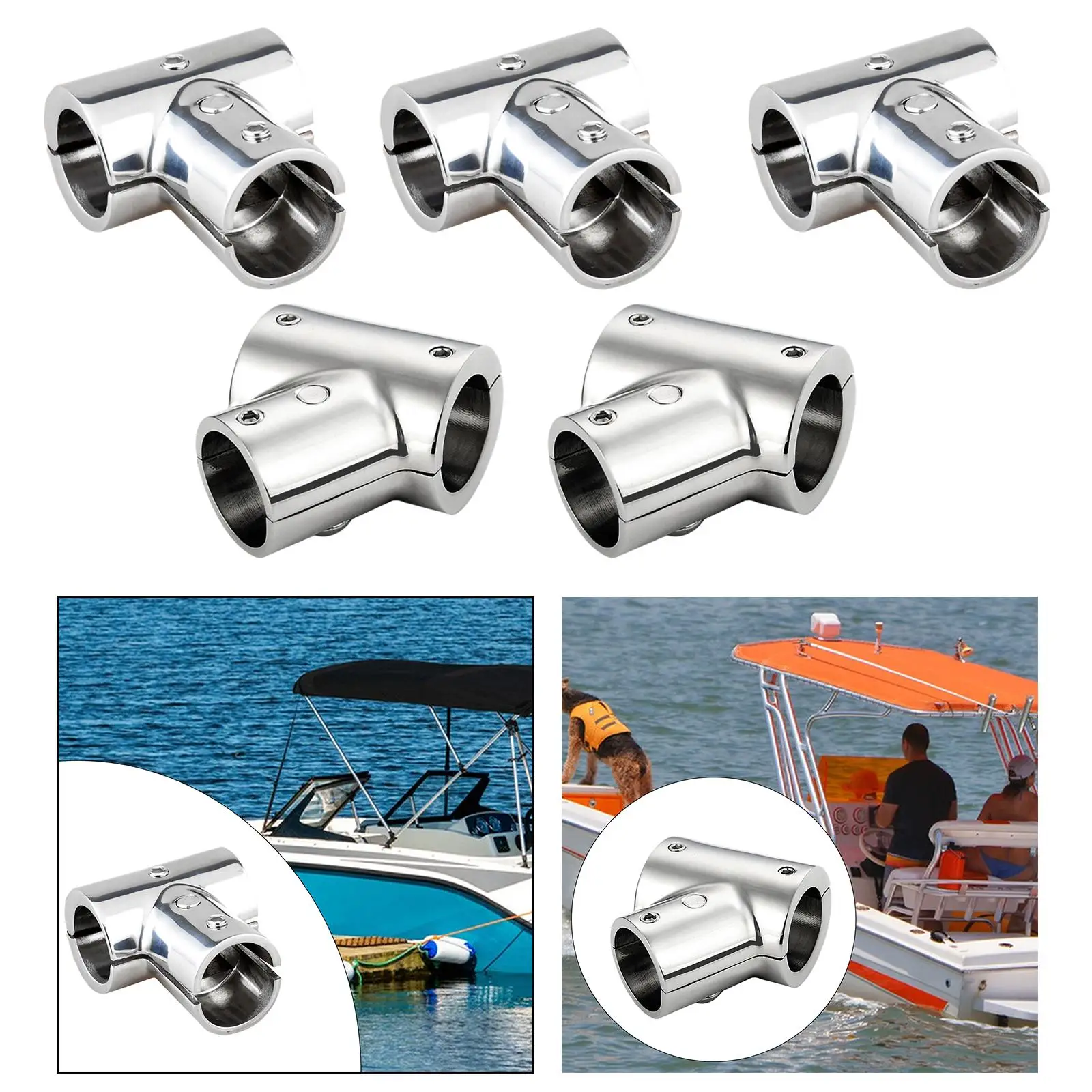 

Boat Hardware,Boat Railing Pipe,3 Way Polished Surface,Boat Handrail