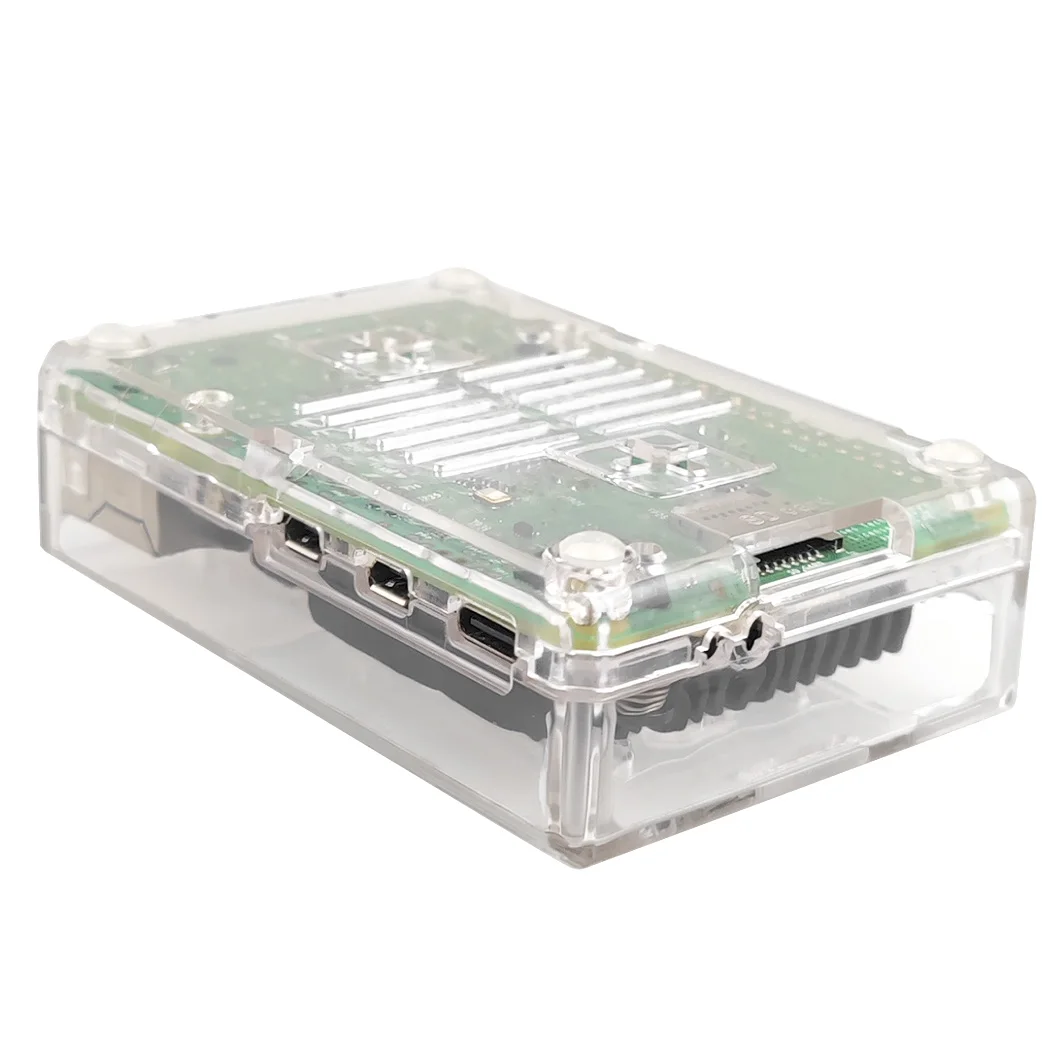 Raspberry Pi 5 Чехол, ABS чехол с активным радиатором кулера для Raspberry Pi 5…