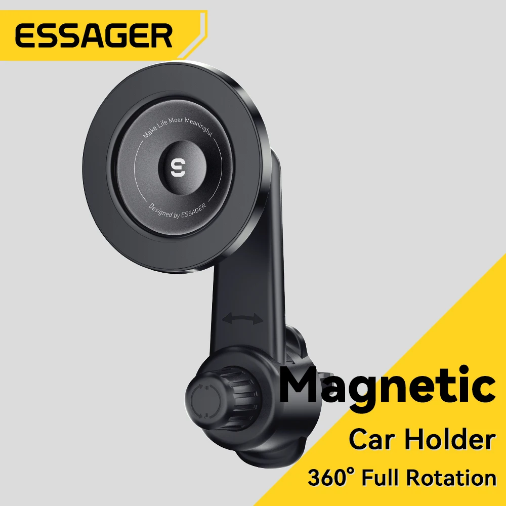 

Essager 15W QI Car Wireless Charger Phone Holder Mount For iPhone 15 14 13 Pro Max Wireless Fast Charging Phone Holder Charger