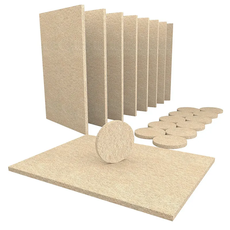 8 Large Self Stick Furniture Felt Sheets 12 Round Felt Pads To Protect Hardwood Floors&Furniture