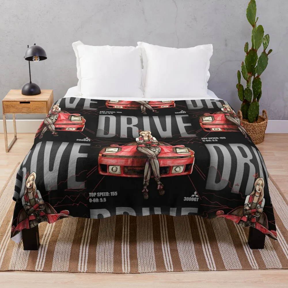 DRIVE Throw Blanket For Decorative Sofa Custom Plaid on the sofa Blankets