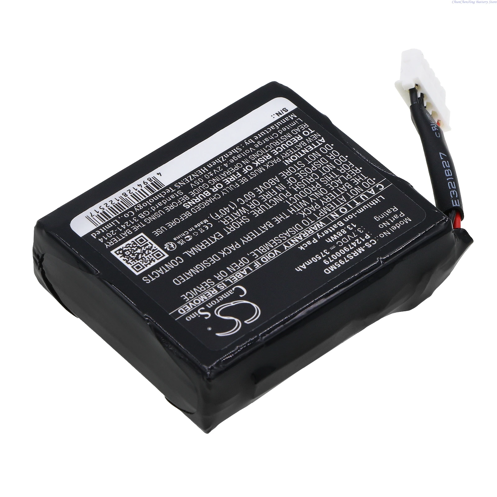 3.7V 3750mAh Medical Replacement Battery B11939 95108 for Masimo Radical-7 9500 Touchscreen Radical Pulse Oximeter type 23794