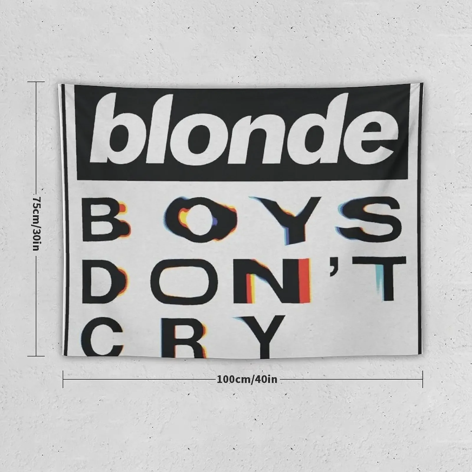 Blonde / Boys Don't Cry Tapestry Bedroom Deco Decor For Room Wall Decor Hanging Aesthetic Room Decorations Tapestry