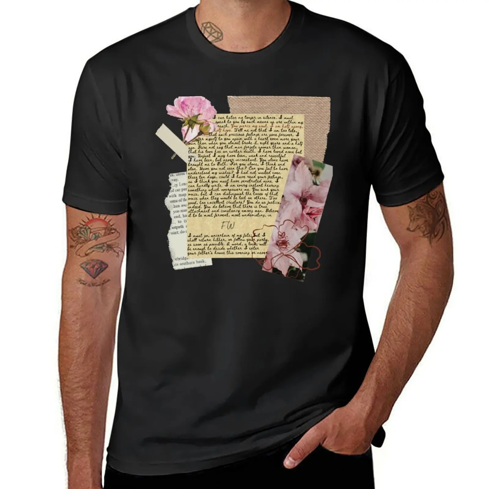 Persuasion, Wentworth_s Letter T-Shirt hippie clothes oversizeds customs oversized mens t shirt graphic