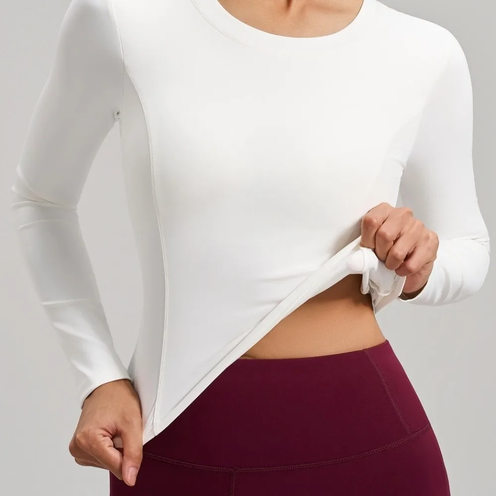 ملابس رياضية برباط خلفي مكشكش مع وسادة صدر مرنة للياقة البدنية واليوجا ملابس علوية للتمرين وقمصان يوجا بيلاتيس قابلة للتنفس للرقص