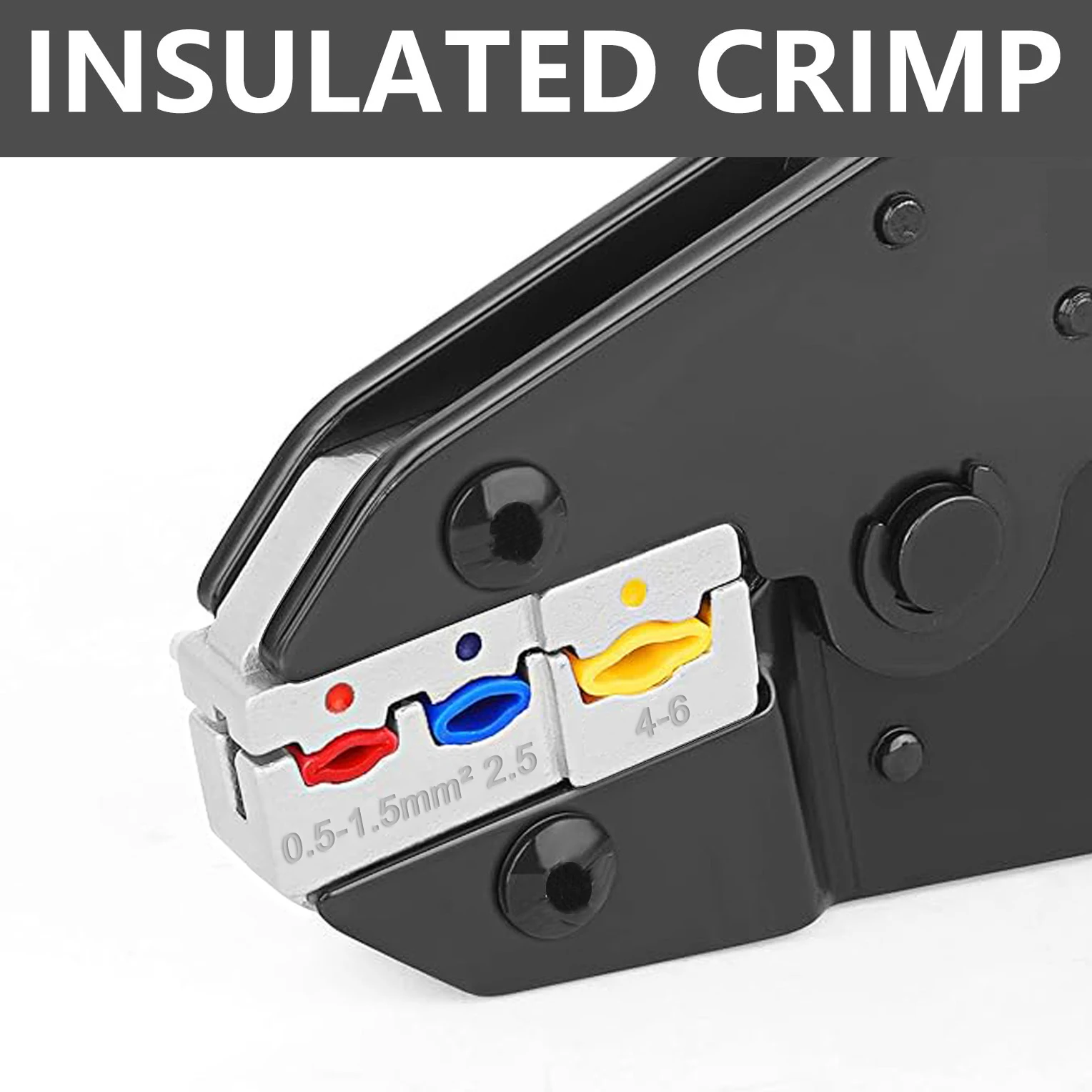 Pre Insulated Terminal Crimping Pliers Kit HS-30J Clamp Insulated Electrical Connector Crimping Tool for AWG 22-10