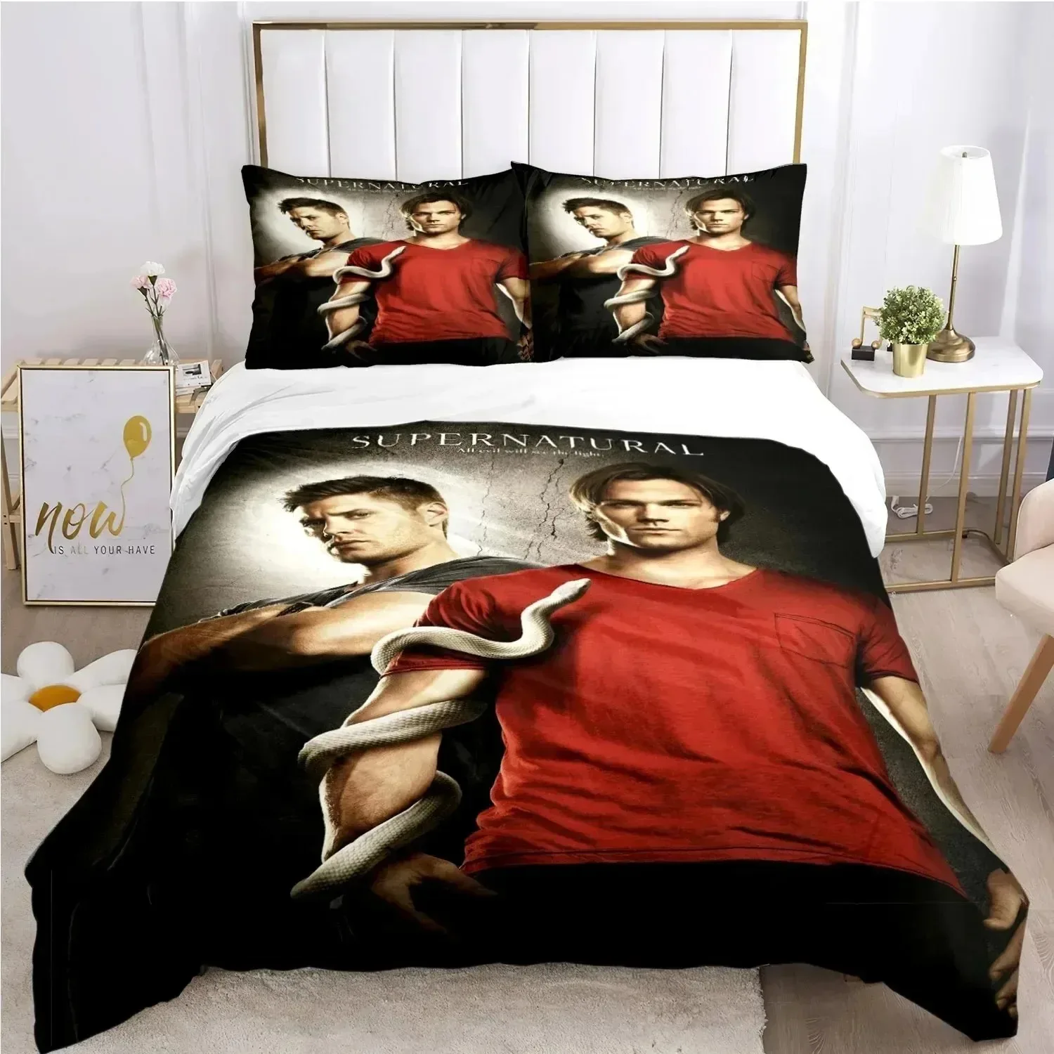 

2024 Personality Supernaturalbed Bedding Set Bedroom Soft Modern Bedspreads Comefortable Duvet Cover Quilt Cover And Pillowcase