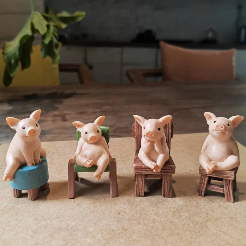 

Creative Classroom Classroom Piggy Ornament Room Desktop Decoration Cute Animals Office Birthday Gift Valentine's Day