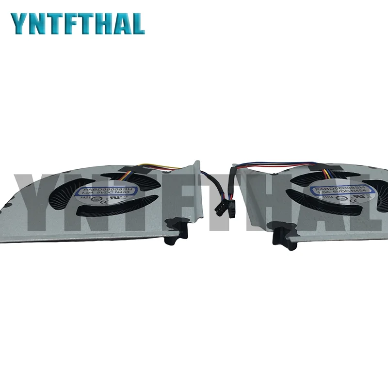MSI GE66 GP66 GL66 MS-1541 MS-1542 portátil CPU GPU ventilador de refrigeración 4 pines DC5V 1.0A enfriador PABD08008SH N453 N454 nuevo