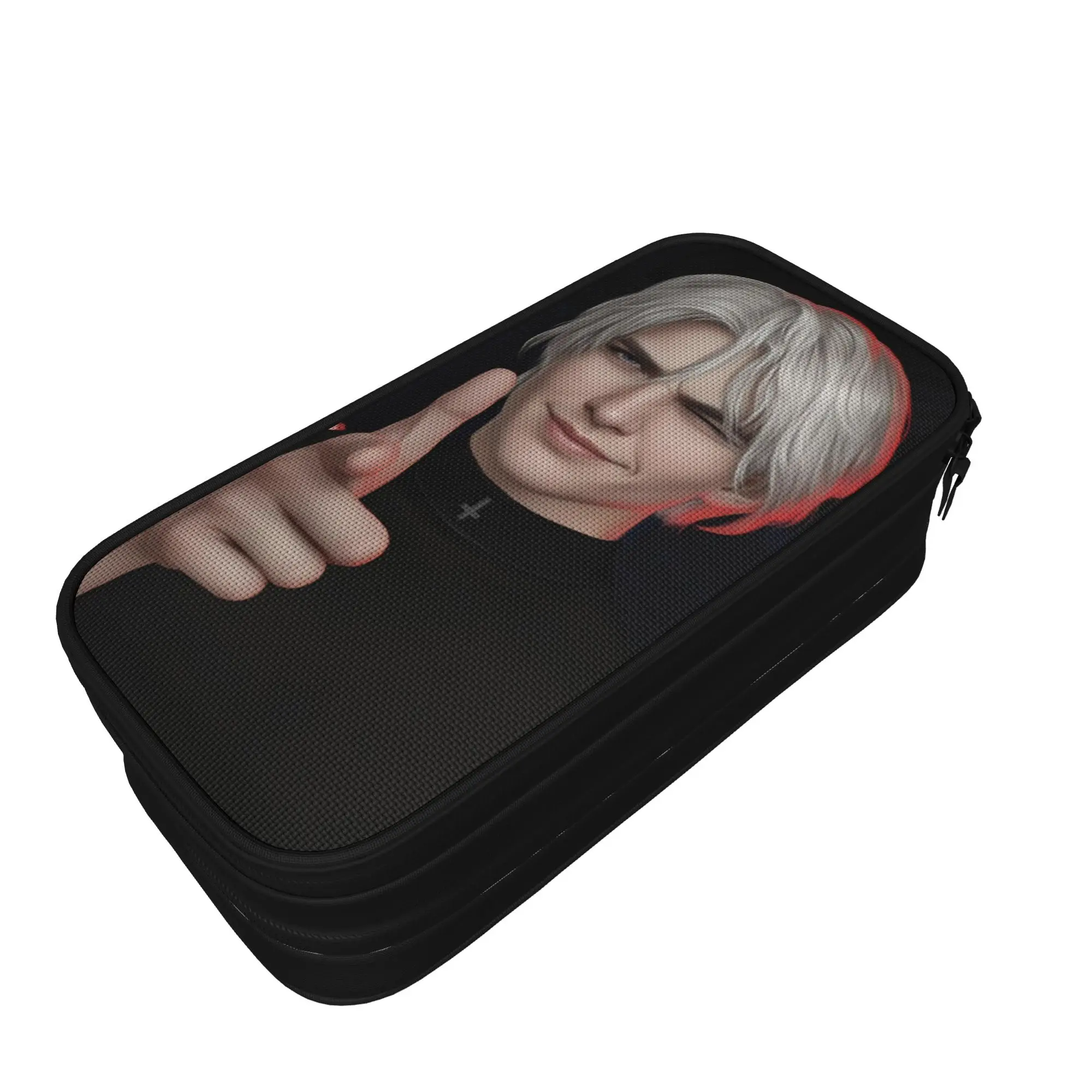 Romance Club Stories I Play Xander van Hayes Pencil Case Pencil Box Pen for Girls Boys Big Capacity Bag School Zipper Stationery