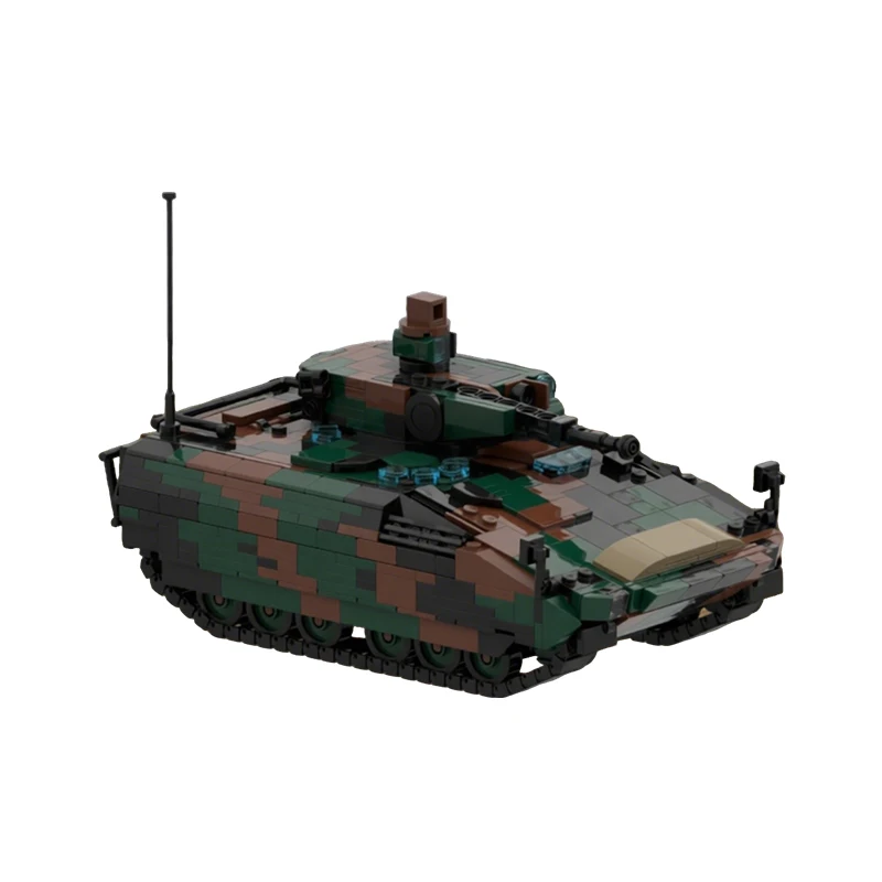 896 PCS Battle Tank Kit Schützenpanzer Puma MOC Customize Modular Building Block Model Design Educational DIY Toy Birthday Gift