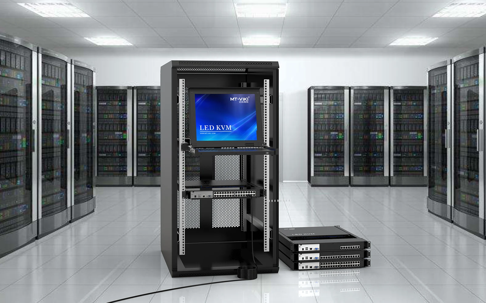 17'' Led Ip Kvm Swi… - image