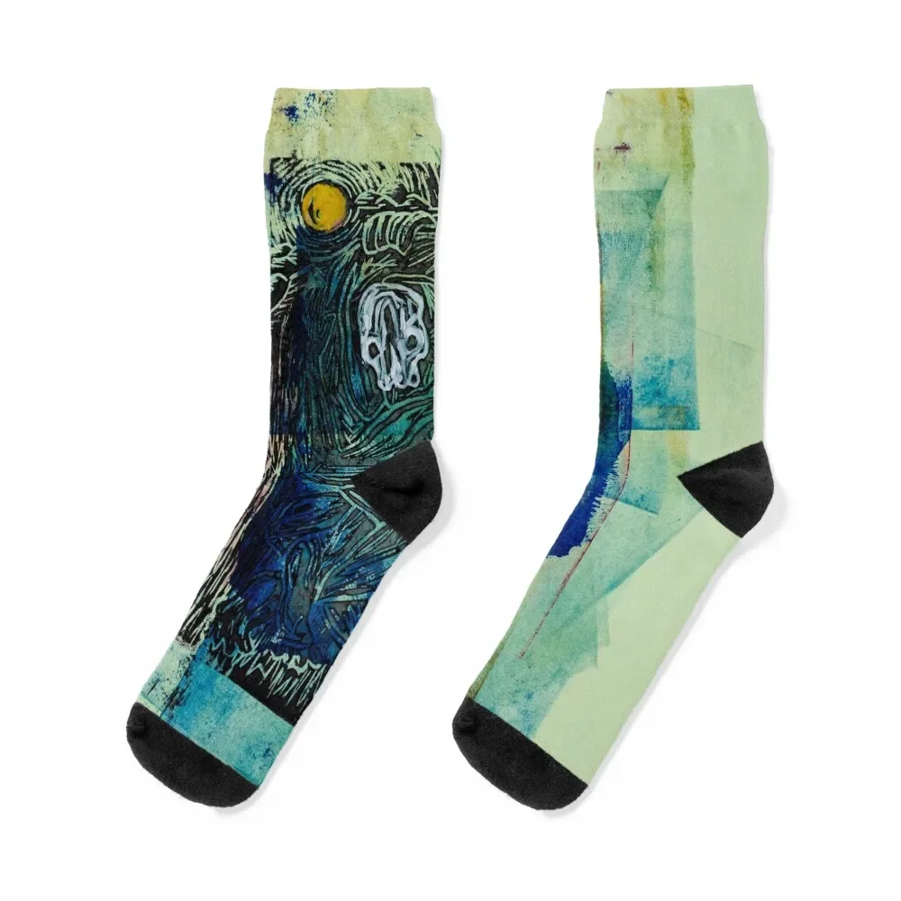 

A glitch of feelings Socks winter gifts football Socks Ladies Men's