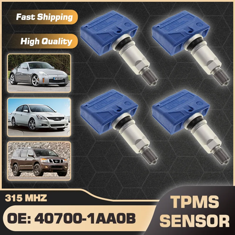 

TPMS Tire Pressure Monitor Sensor 40700-1AA0B 315 MHz For Nissan 350Z 2007-2009 Nissan Altima 2006-2012 Nissan Armada 2009-2016