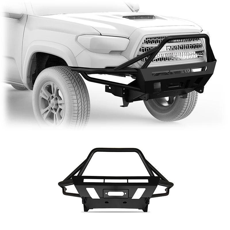 Front Bumper Assembly Replacement Fit For Tacoma 2016-2023 Offroad Parts