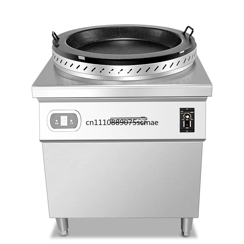 Commercial Automatic Rotary Frying Pan for Fried Buns, Pot Stickers, Dumplings & Pancake Making Machine