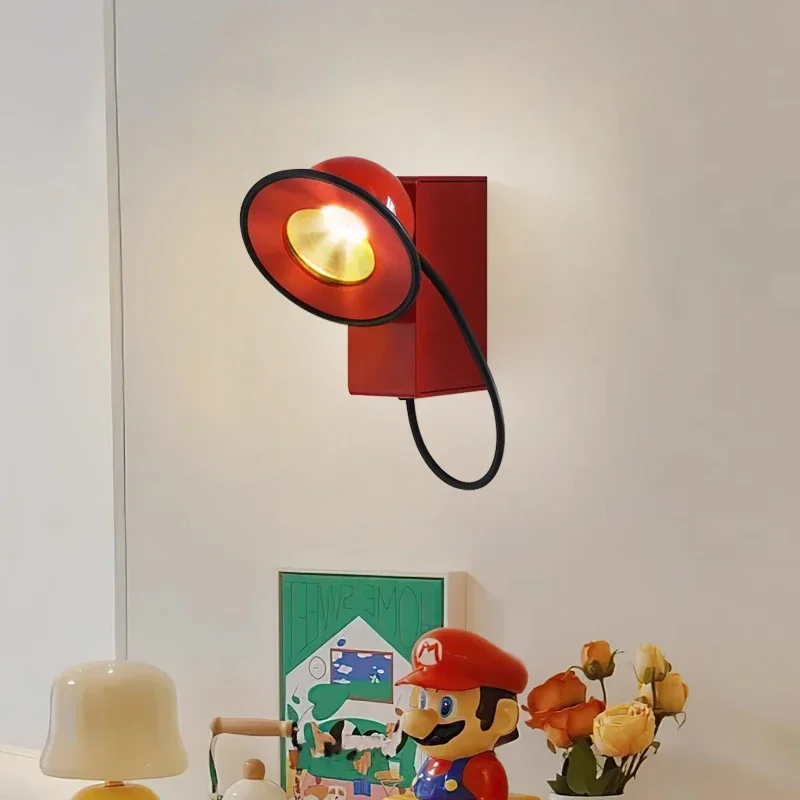 Italian Minibox Led Wall Lamp Designer Magnetic Retro Wall Sconce Lights Bedroom Room Bedside Desk Living Room Aisle Wall Lamp