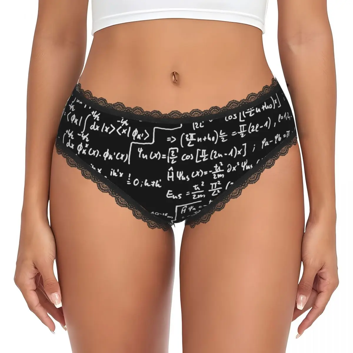 Custom Quantum Physics Formula Panties Briefs Women's Comfort Briefs Underwear Breathable Female Underpants