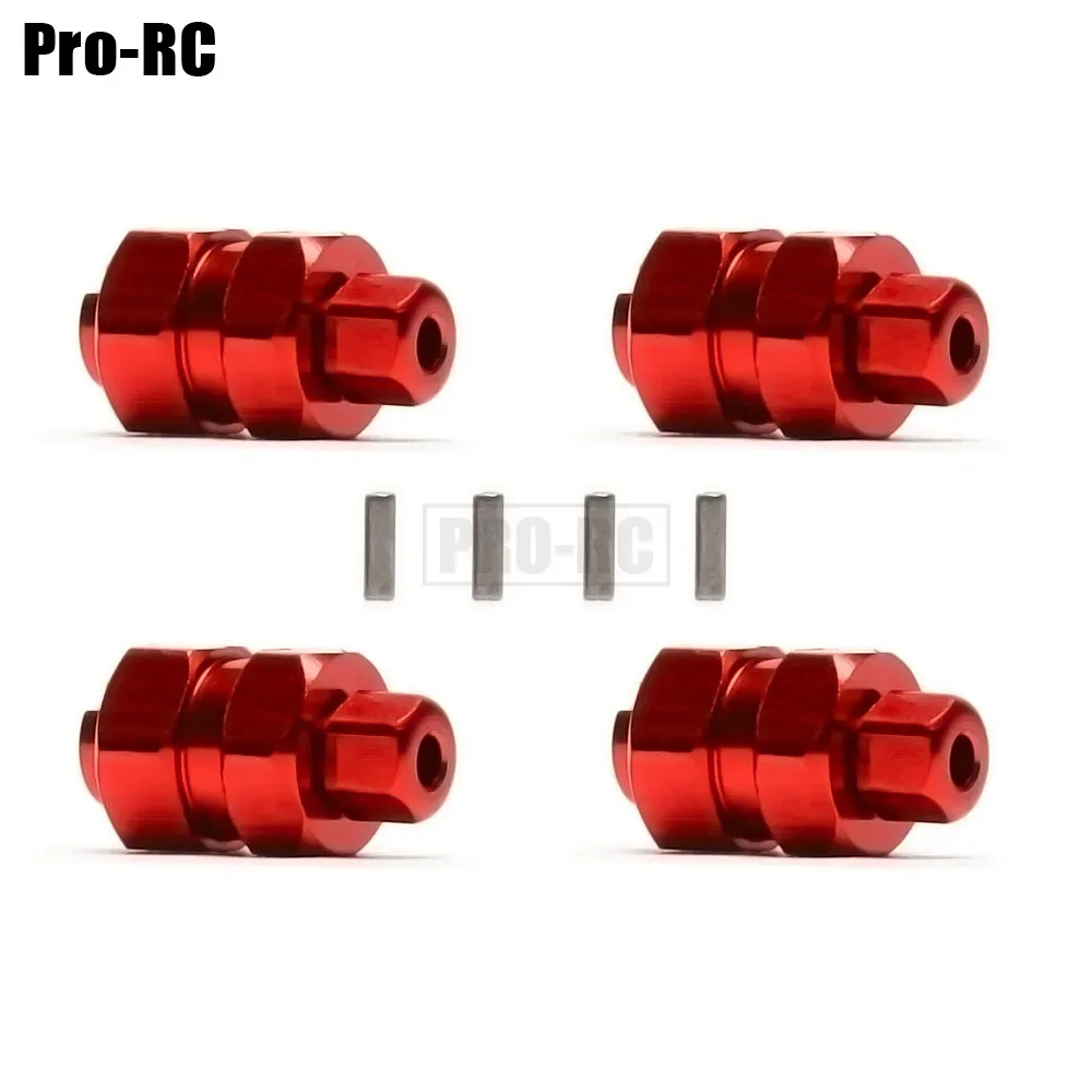 4Pcs Extended 7mm Modified Wheel Hex Hub & Pins 8.5MM Thickness for 1/24 RC Adults Crawler Axial SCX24 90081 C10 Upgrade