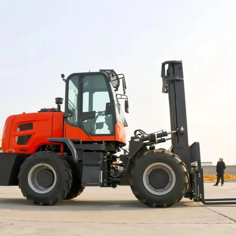 

YG с дизельными продажами для ближнего подъема, распродажа на высоких колесах, компактное качество, шина 4x4, 1 т, тяжелые, все поставщики, небольшой поддон, дизельный вилочный погрузчик