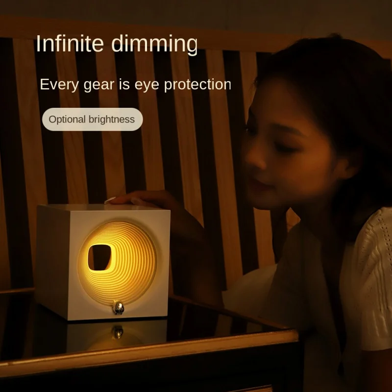 

LED Desk Lamp Atmosphere Small Night Light Voice Bluetooth Bedroom Eye Protection Long Endurance Bedside USB Night Light