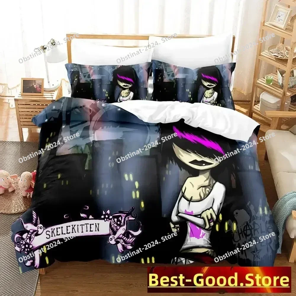 Charlie Murder Single Twin 3D Printing Comforter Bedding Set,Duvet Cover Quilt Cover Pillowcase,King Queen Size Bedding Set Kid