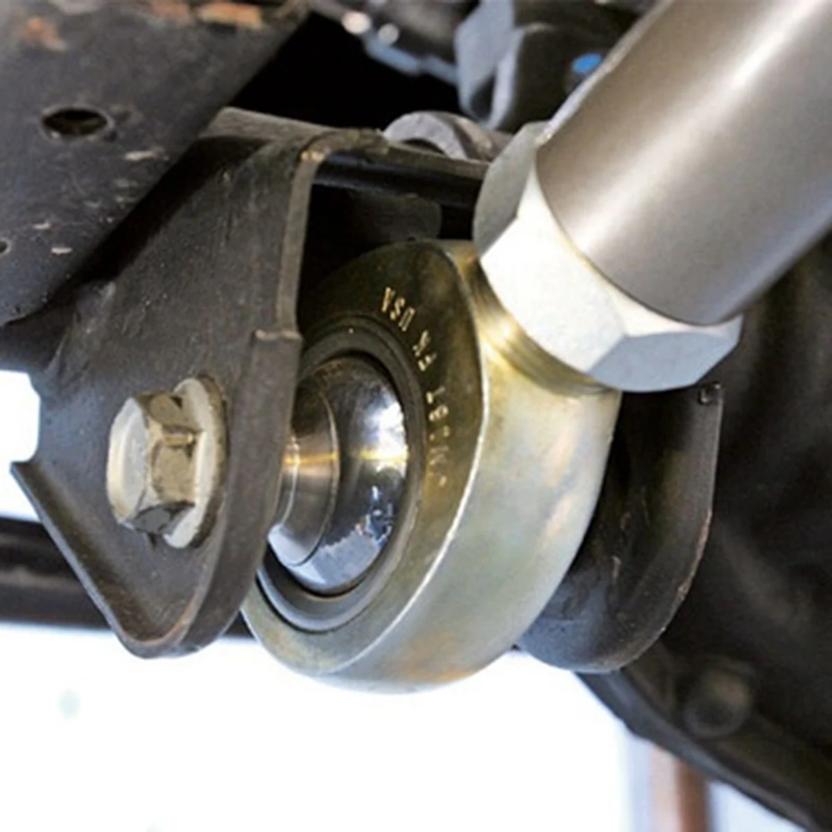 2-1/2 Polegada suporte de alternador de haste de tensionamento ajustável heim joint suporte de alternador para sbc bbc 350 454