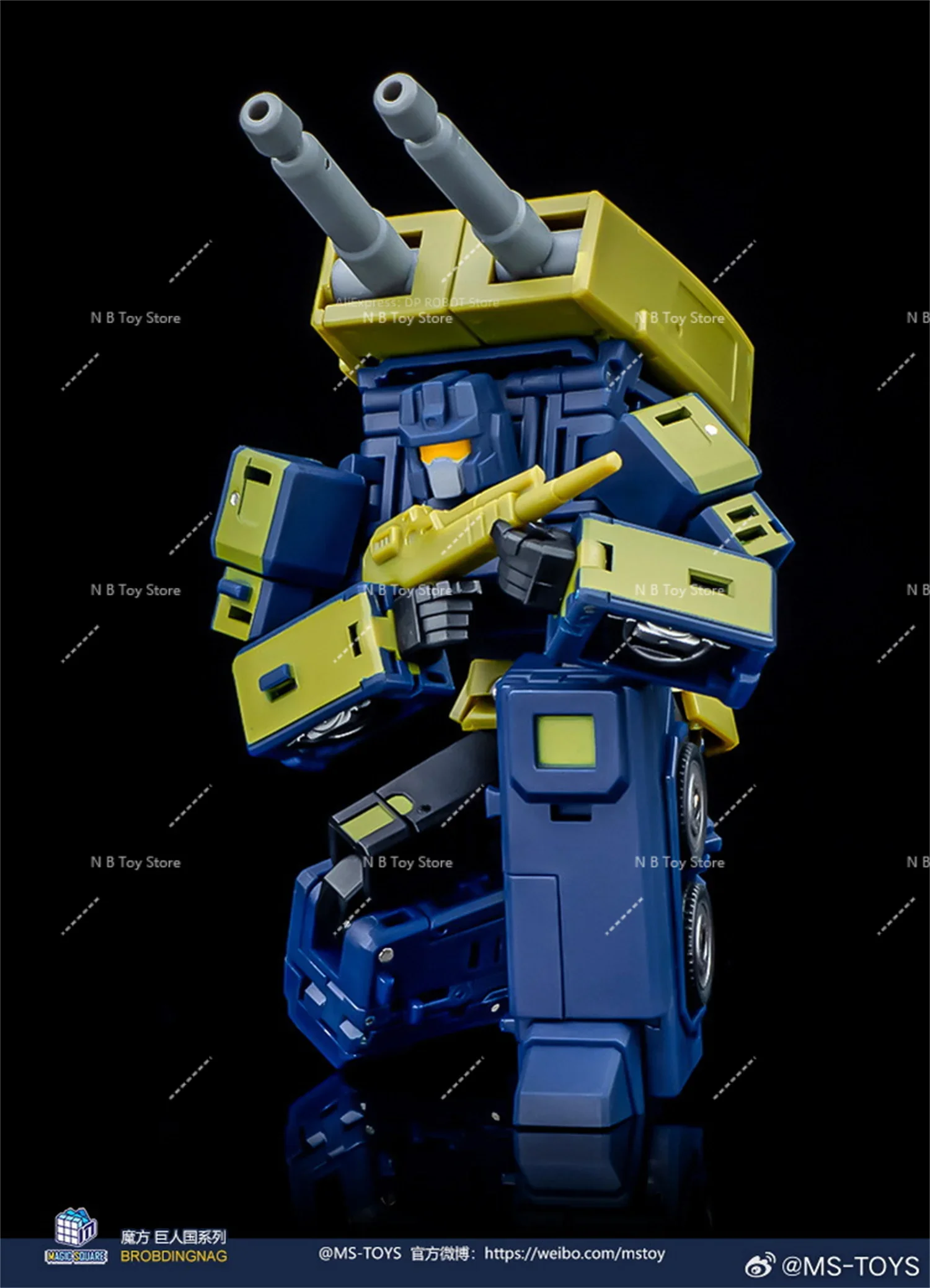 One Slaught Actionfiguren, MS-Toys für MSB53C-Transformation, mit Box, auf Lager