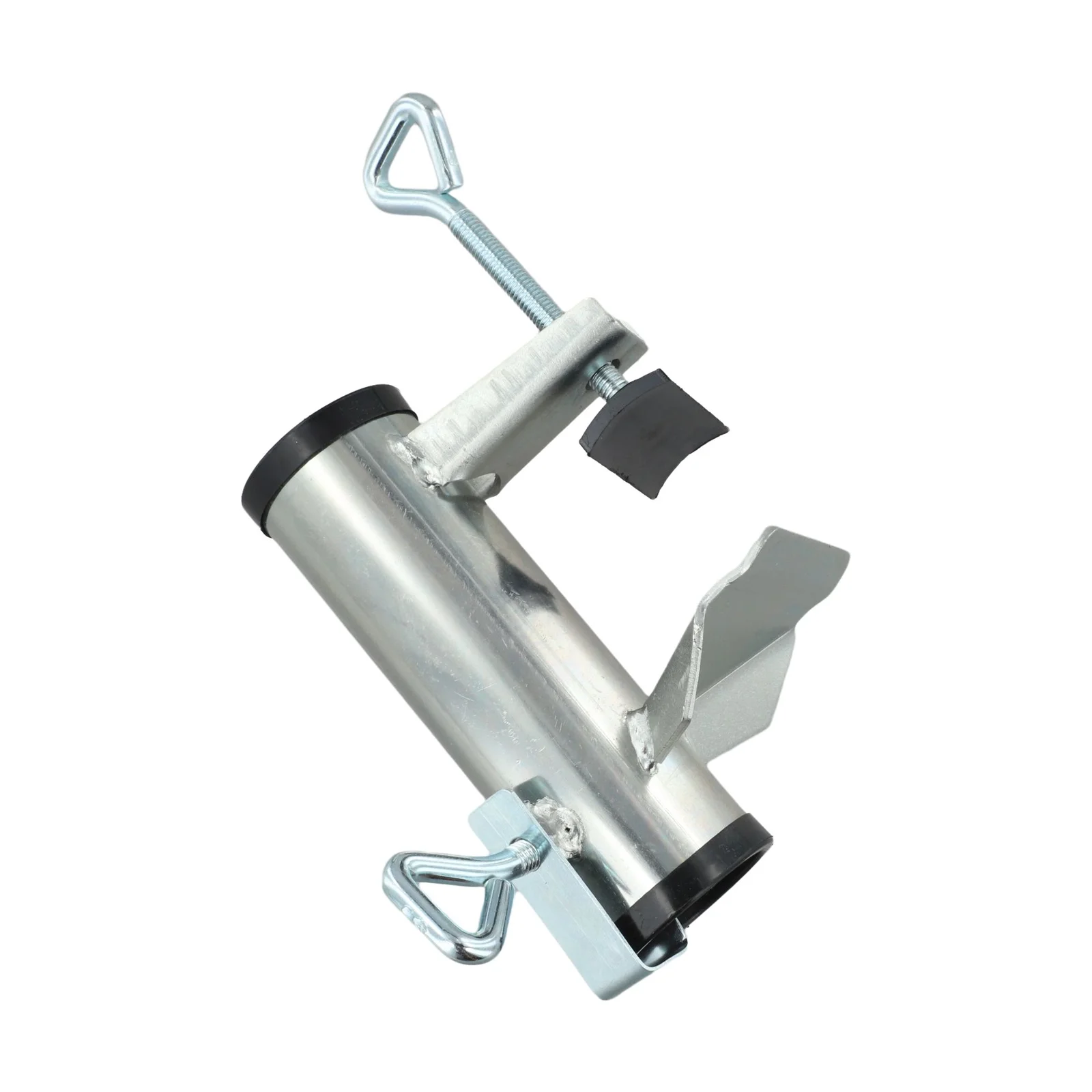 Metal Balcony Parasol Holder Adjustable Clamp Fits Umbrella Poles Diameter 38 Millimeters Secure Outdoor Stand