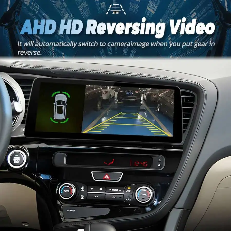 12,3 zoll Breiten Bildschirm Android 14 Auto Video Player 2Din Radio Stereo Für KIA OPTIMA K5 2014 2015 GPS multimedia Carplay Kopf Einheit