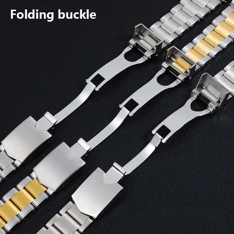 22mm Solid Stainless Steel Watchband For Tudor Black Bay 79230 79730 Heritage Chrono Watch Strap Wrist Bracelet No Rivet BAND