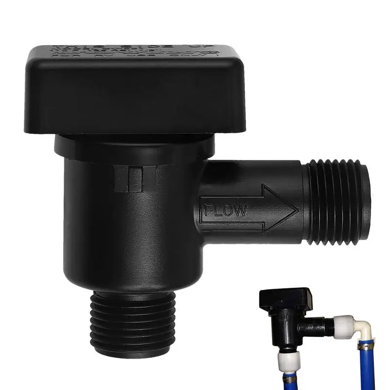 

Клапан бака для автофургона, черный клапан резервуара, обратный клапан, предотвращение обратного потока, запасные части для сантехники для автофургона, антисифонный клапан, аксессуары для автофургонов