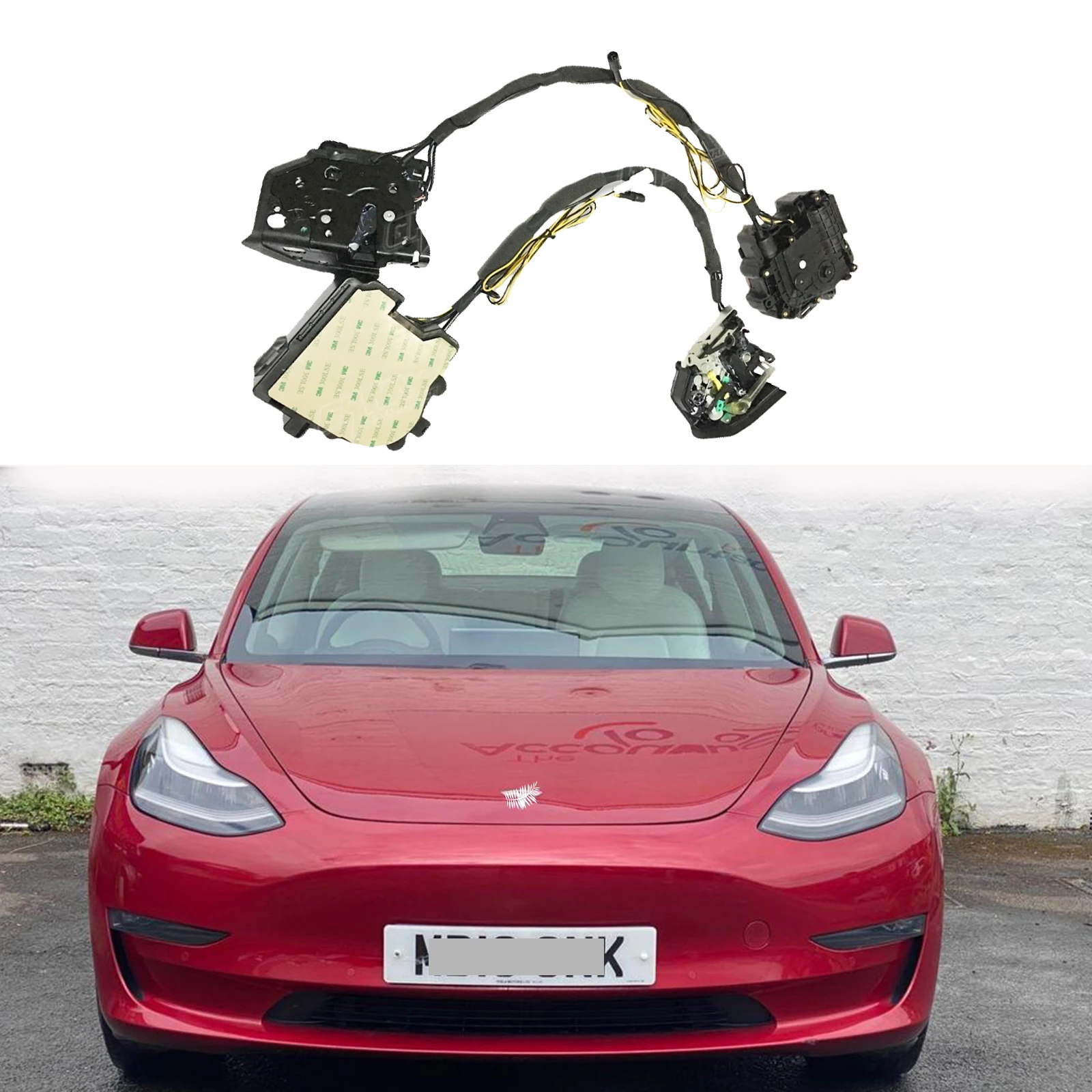 

For Model 3 2019 2020 2021 2023+ Automatic Soft Close Door Super Silence Car Vehicle Door Smart Auto Electric Suction Door Lock