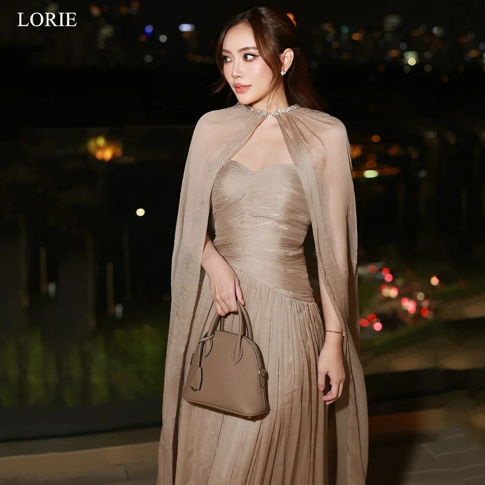 

LORIE Elegant Evening Dress Pleated Sleeveless Pleated Strapless Party Dresses Formal Draped Prom Gowns Customized