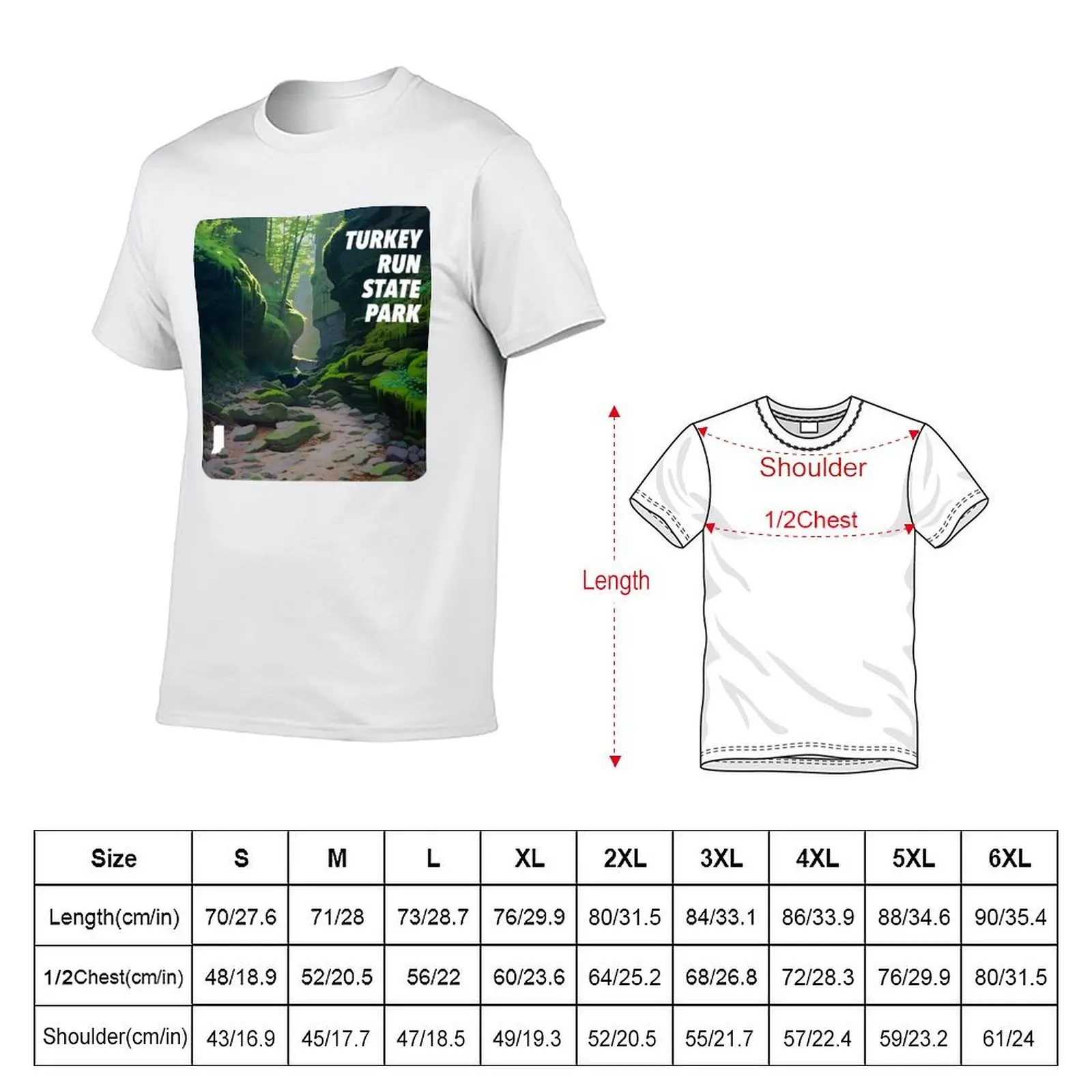 Turkey Run State Park T-Shirt essential t shirt anime tshirt T-Shirt