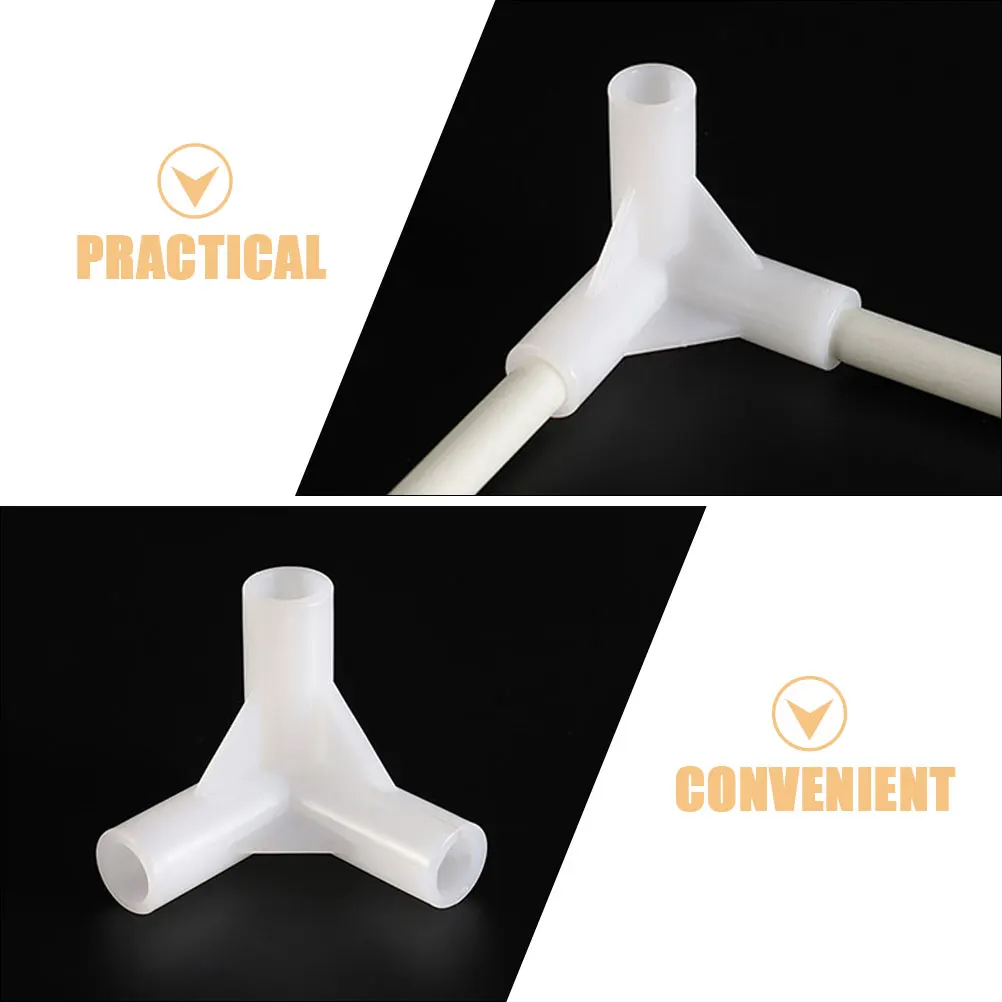 

30Pcs Canopy Tent Pole Fittings Reusable Plastic Connectors for Awning Frame Easy Install Outdoor Camping Shelter Extension