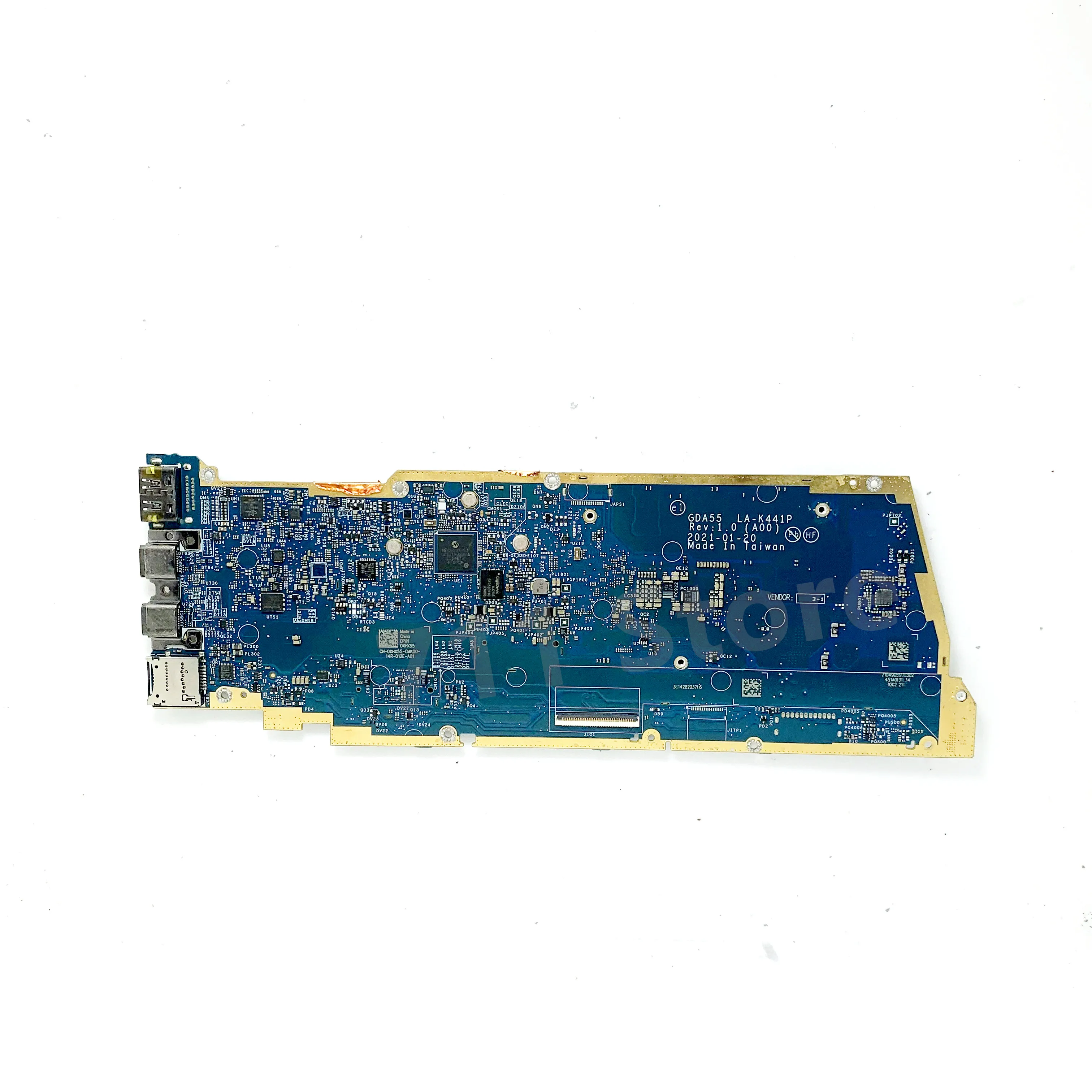 XHX55 0XHX55 CN-0XHX55 Mainboard For DELL 9520 Laptop Motherboard GDA55 LA-K441P With SRK03 I5-1145G7 CPU 100% Full Working Well