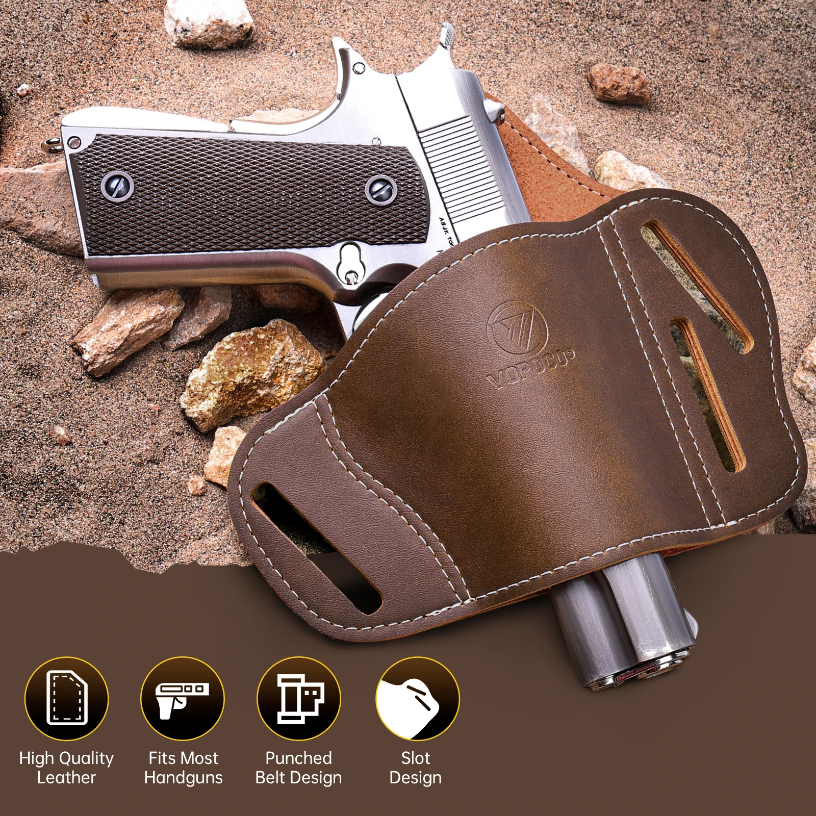 Leather Gun Holster…