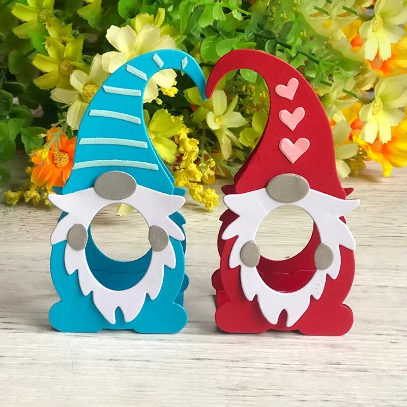 Gnome Metal Cutting Dies DIY Craft Carbon Steel Embossing Template Stencil Scrapbooking for Card Die Cuts Mold Craft