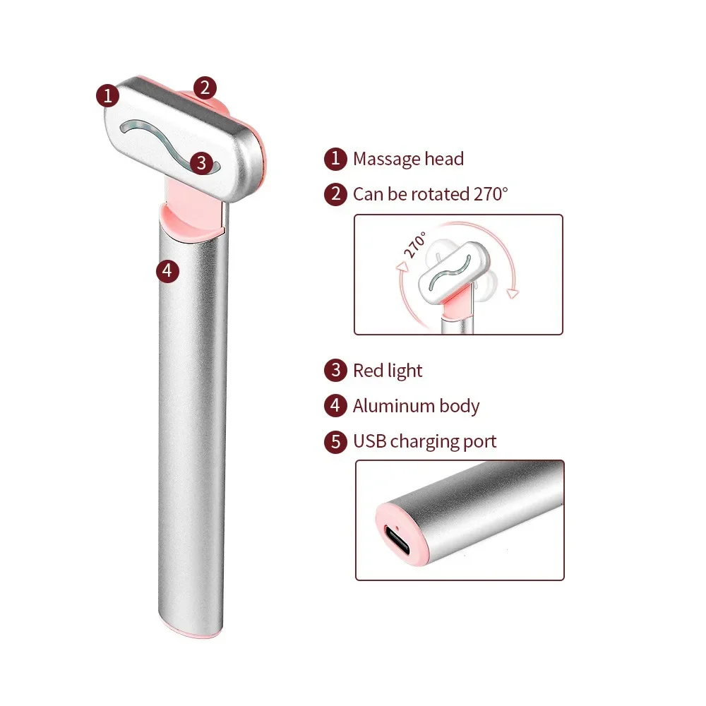 Eye Massager Constant Temperature Hot Compress Eye Cream Stick Household Portable Manual Eye Face Lifting Tighten Skin Care