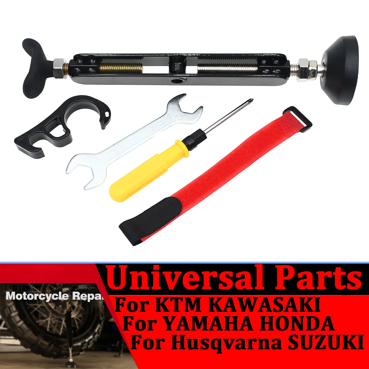 

Motorcycle Portable Lift Stand Trail Stand Rear Wheel Emergency Side Stand kickstand For KTM Yamaha Kawasaki Honda Suzuki Parts